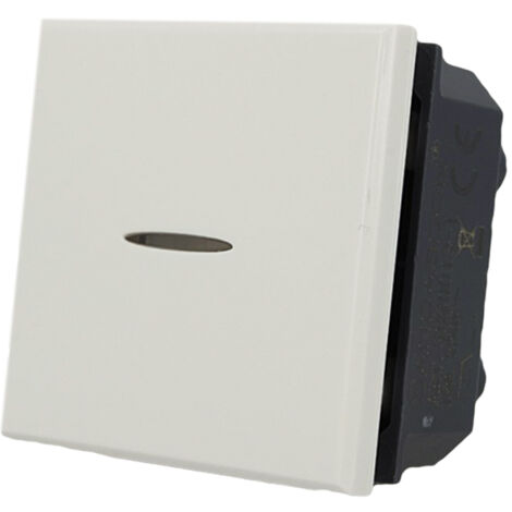 Deviatore Assiale 2M 1P 16A Bianco Compatibile Bticino Axolute