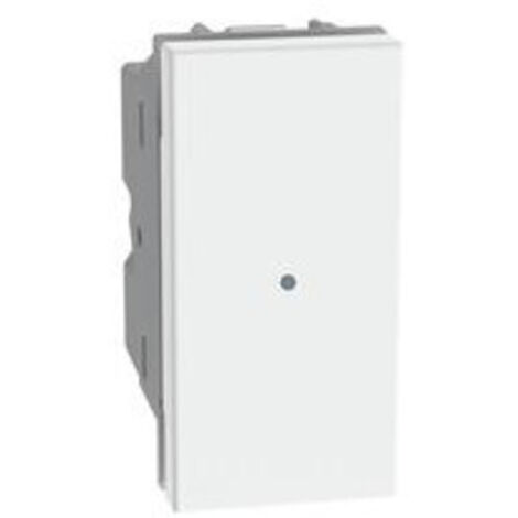 Deviatore Assiale Illuminabile 1P 10Ax 1M Matixgo ( BTICINO cod. JW4053 )