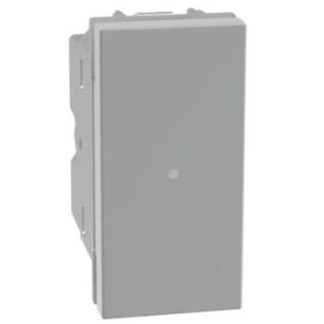 Deviatore assiale MatixGo Bticino JG4053 silver 1P 10AX illuminabile