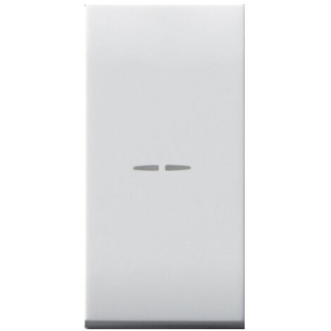 Deviatore assiale unipolare 10A illuminabile S44 Ave Domus 441002AS