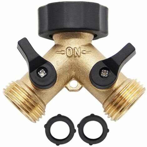 Deviatore da giardino bidirezionale a Y (tipo B, 2 rondelle)
