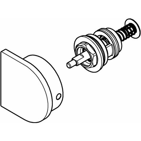 Deviatore Grohe nichel spazzolato