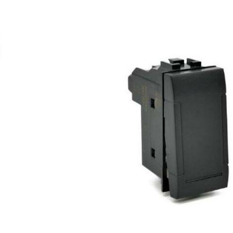 Deviatore unipolare art compatibile con bticino livinglight l4003n 16a nero - 803n