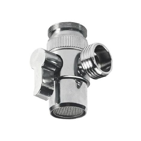 Deviatore universale cromato rubinetto adattatore M22X1-M24X1