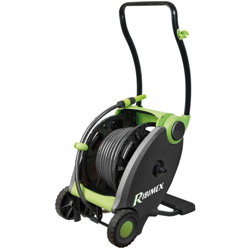 Dévidoir 40 m D.12,5 mm sur roues retour par pédale acquafoot - taille: - couleur: