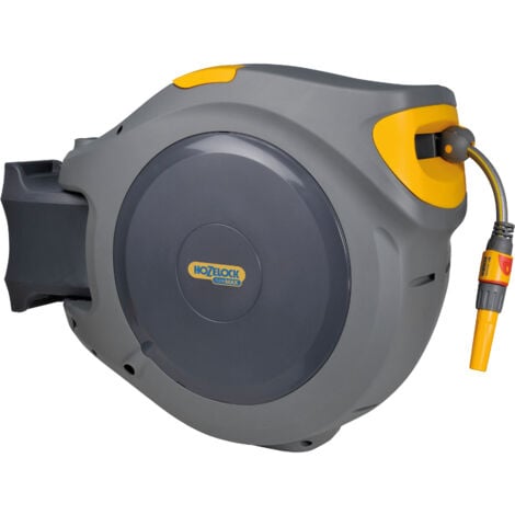 Dévidoir automatique à fixation murale - Auto Reel 30m Flowmax Gros Débit - HOZELOCK - Garantie 2 ans + 3 ans d’extension de garantie