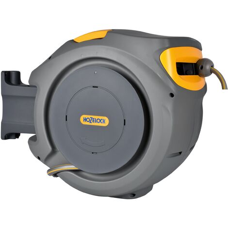 Dévidoir automatique à fixation murale - Auto Reel 30m - HOZELOCK - Garantie 5 ans - Gris