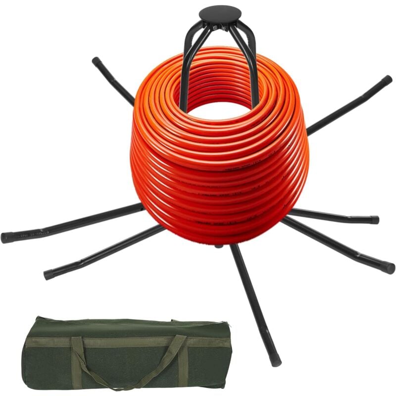 Dévidoir de tuyau pour tuyau de chauffage au sol, rouleau de tuyau, chauffage au sol, dérouleur de tuyau, appareil de déroulage, appareil sur pied,