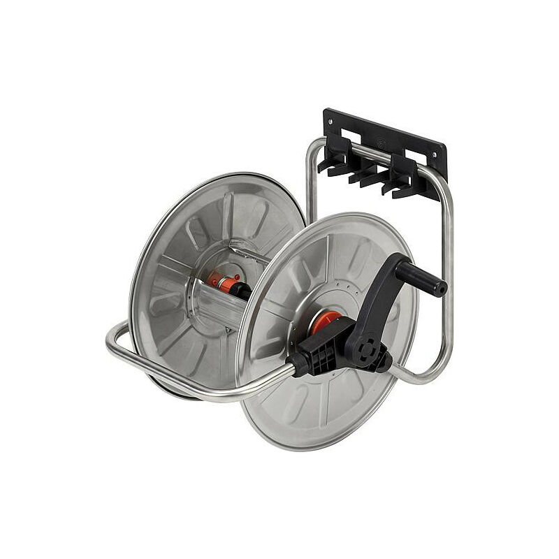 Devidoir mural en inox element de raccordement en plastique, support inclus