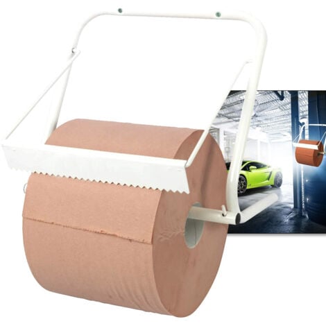 BMI Dévidoir papier mural, Distributeur de papier industriel, pour les garages, les chantiers, ateliers de maintenance, entretien