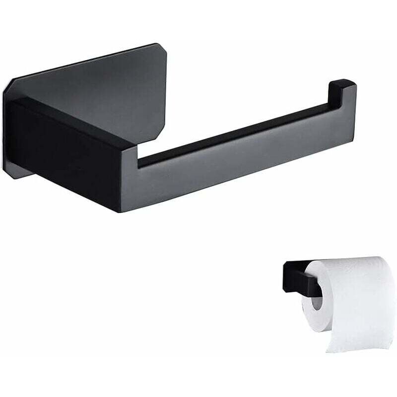Devidoir Papier Toilette Acier Inoxydable Derouleur Papier Toilette Mural Original Sans Percage Noir Porte Papier Toilette Adhesif 3M Pour Decoration