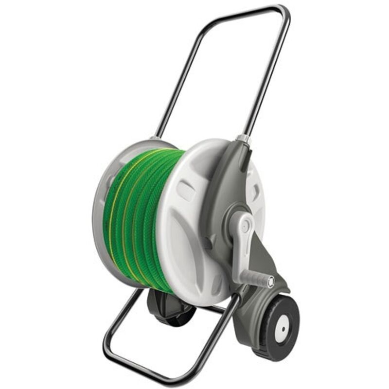 Dévidoir + tuyau 15 mm x 25 m et raccord - Techn'o