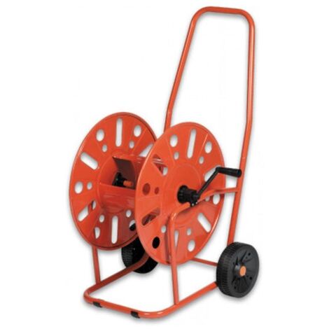 Dévidoirs 2 roues pour tuyau d'arrosage 19mm / 90M max.