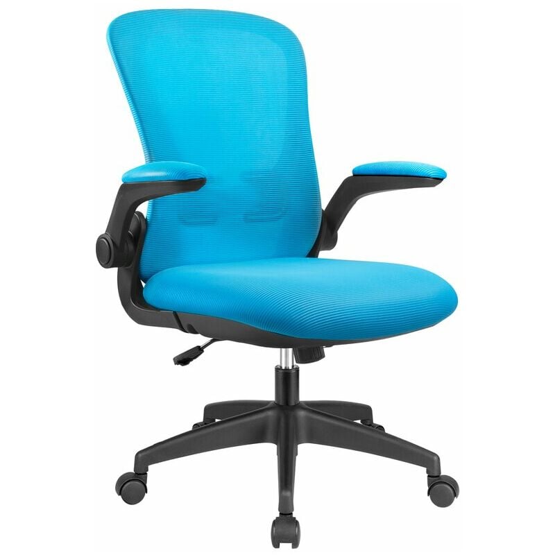 Office Chair, Ergonomic Desk Chair, Adjustable Executive Armrests with Lumbar Support, Mesh Swivel Chair for Home Office, Blue - Blue - Devoko