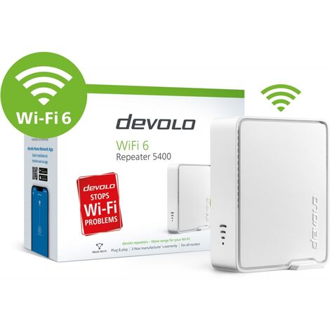Devolo WiFi 6 Repeater 5400 Weiss Retail-Programm