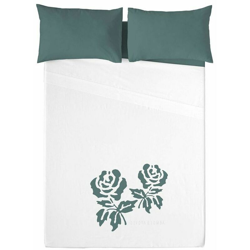 

Juego de Sábanas Roses Roses Green Cama de 150 (230 x 270 cm) - Devota&lomba