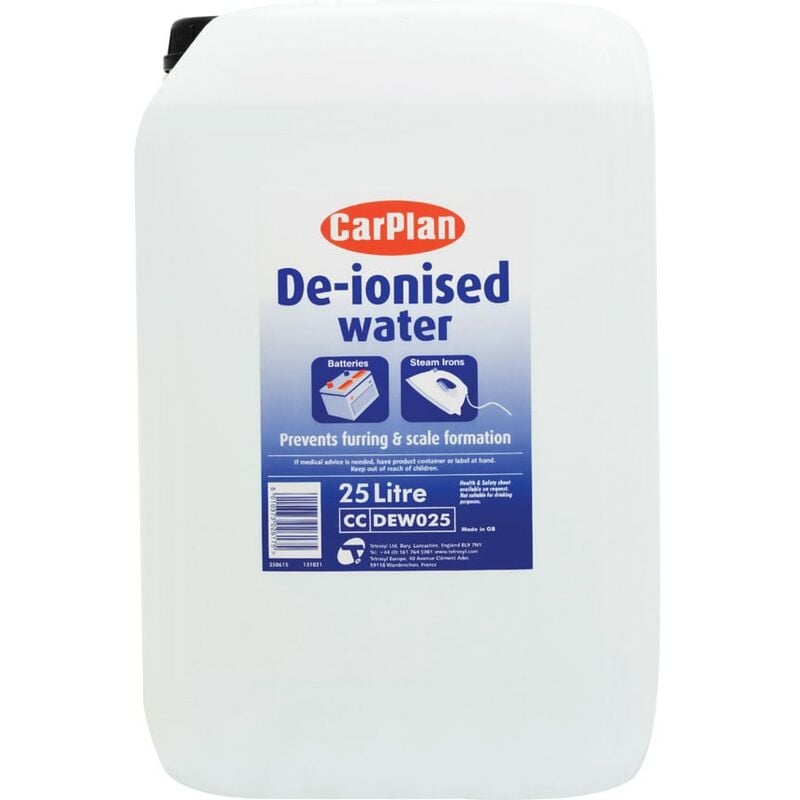 Carplan - DEW025 De-ionised Wate 25L