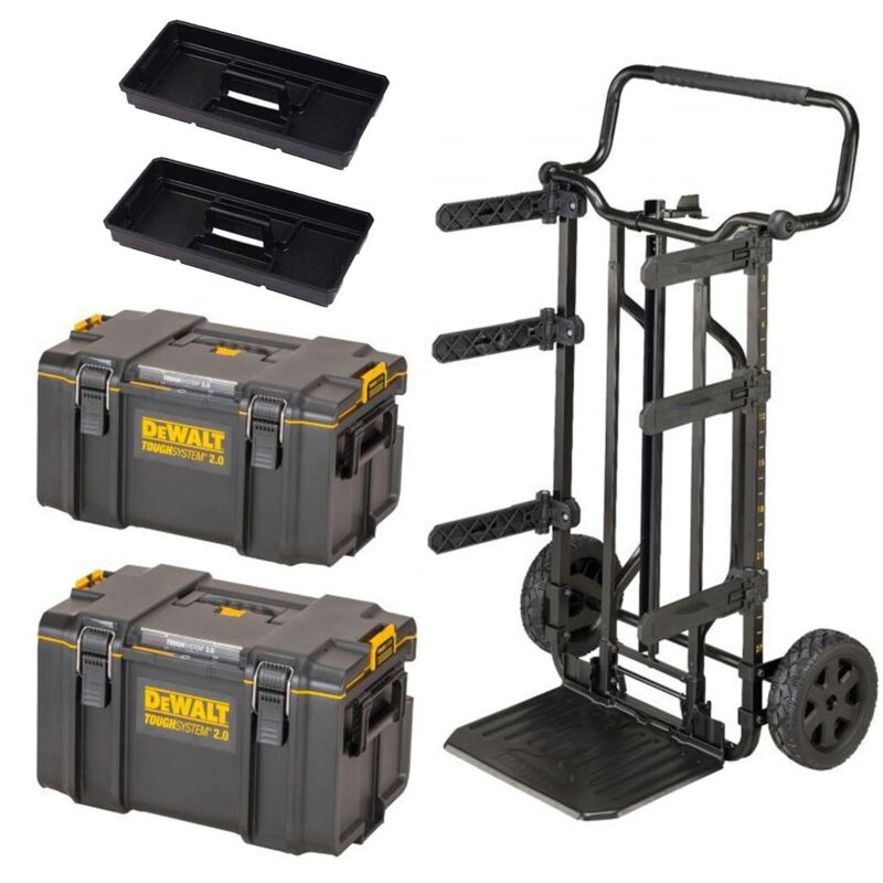Dewalt 1-70-324 3 in 1 Toughsystem 2.0 Stackable Tool Box Trolley DS400 DS300