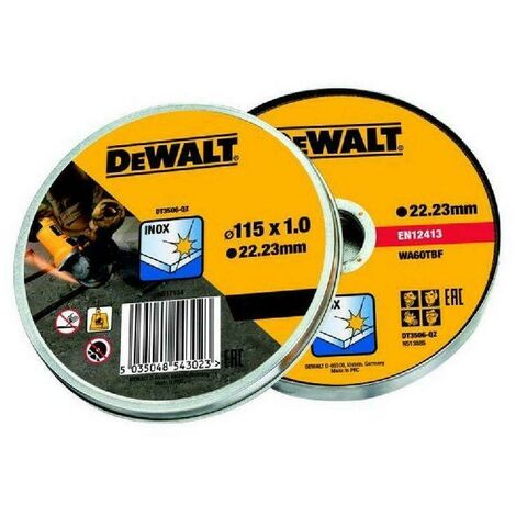 Disco per ferro Extreme Sbavo Metallo 115 Mm spessore 6 Mm Dewalt