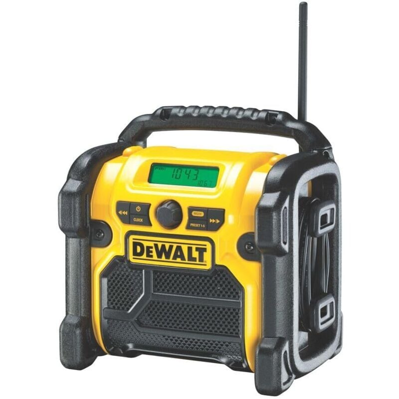 Image of Xr Li-Ion fm/am Kompakt-Radio ohne Akku ohne Lader im Karton - Dewalt