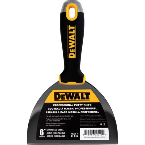 DEWALT 150mm (6-inch) Drywall Hammer End Jointing and Filling Knife EU2-142 DDW2142