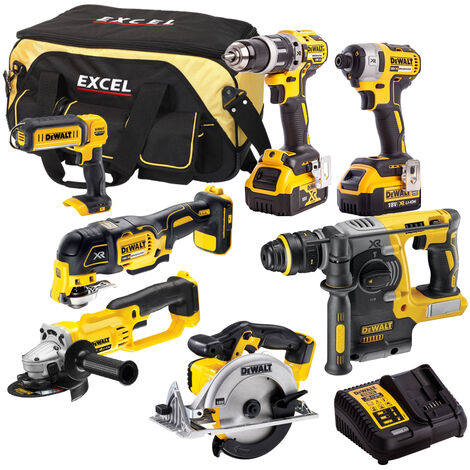 DeWalt 18V 7 Piece Cordless Kit T4TKIT-1134