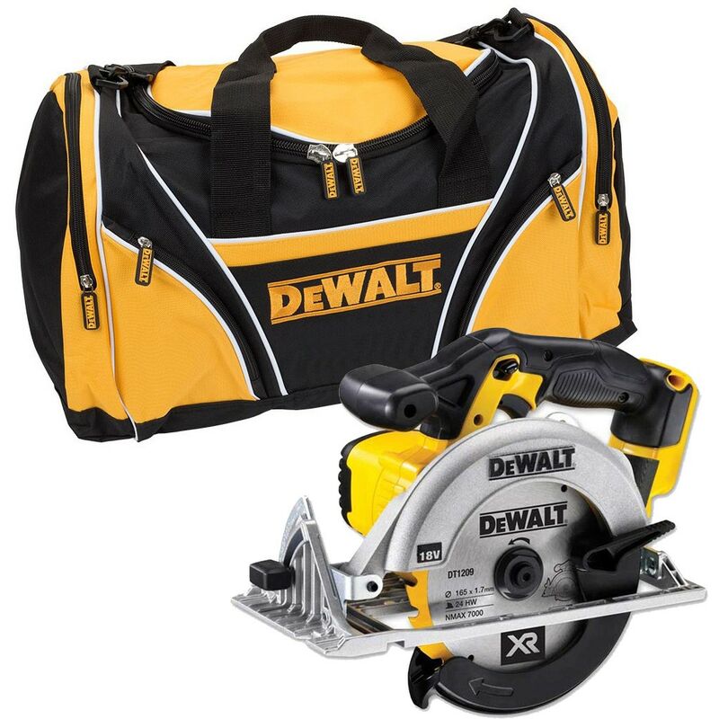 Dewalt - 18v DCS391N Heavy Duty xr 165mm Circular Saw 18 Volt + Tool Bag