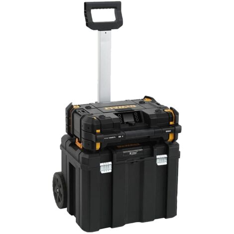 Dewalt 18v Tstak DAB Digital Radio Bluetooth USB + DWST83347-1 Storage Trolley