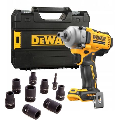 Dewalt 18v XR DCF892NT Brushless 1/2 Torque Wrench DCF892N + Tstak+ 9PC Socket