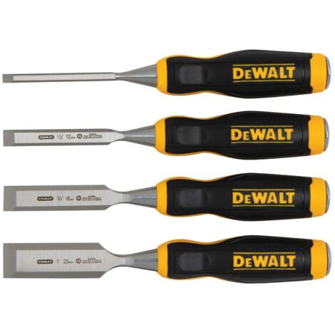 DeWalt 4-Piece Wood Chisel Set (Model DWHT0-16063) for Carpentry and Woodworking