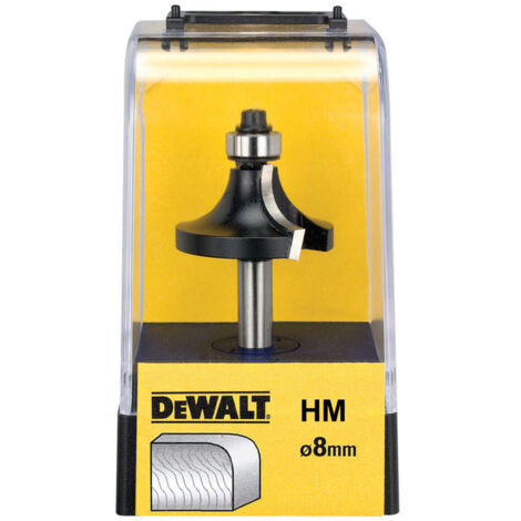 DEWALT Abrundfräser HM Z2 S8 mm D22,7 mm R6 mm DT90014-QZ
