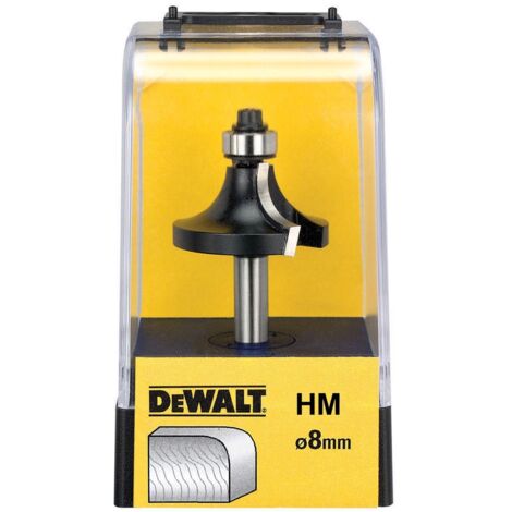 DeWalt Abrundfräser TCT Z2 S8 mm D28,7 mm R8 mm