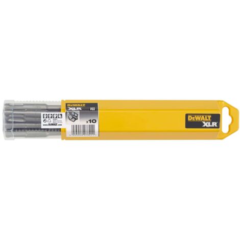 DeWALT Accesorios - Juego de 10 brocas para mampostería SDS Plus, diámetro 10 mm DT8968