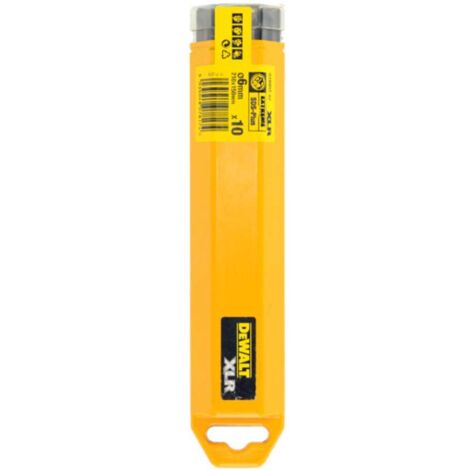 DeWALT Accesorios - Juego de 10 brocas SDS Plus para mampostería, diámetro 6 mm DT8957