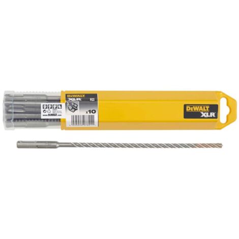 DeWALT Accesorios - Juego de brocas para mampostería SDS Plus, 8x210 mm, 10 piezas DT8966