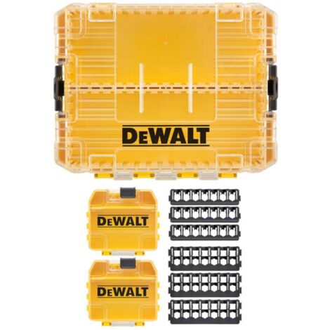 DeWALT Accesorios - Juego de organizador pequeño y mediano Tough Case y bandeja para bits DT70803