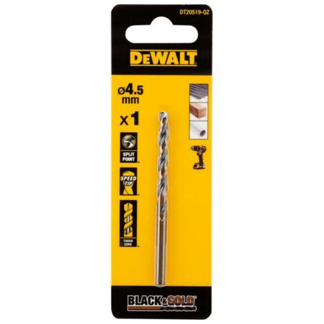 DeWALT Accessoires - Foret à métaux, 4,5x80 mm DT20519