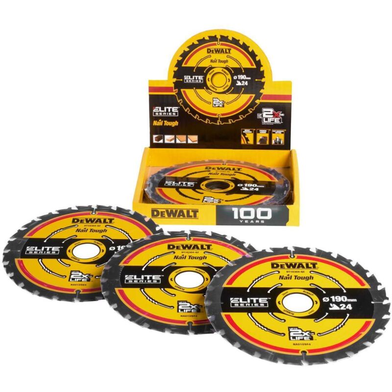 Lame de scie Dewalt DT10402 QZ 190x30 mm 24T