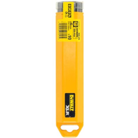DeWALT Accessoires - Set 10 forets à maçonnerie SDS Plus, diamètre 6 mm DT8957