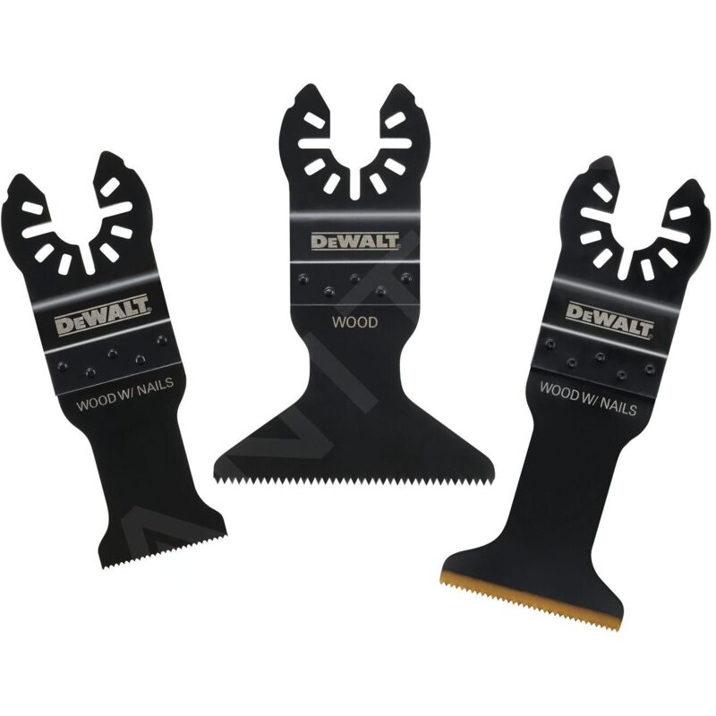 DeWALT Accessoires - Set d'accessoires 3 pièces pour ponceuses oscillantes multifonctions DT20760