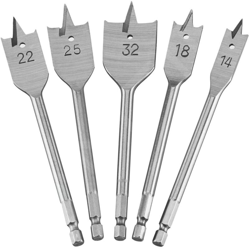 Flatbit ensemble pour le bois DeWalt DT4798 QZ 14 32 mm 5 unités - vue 2