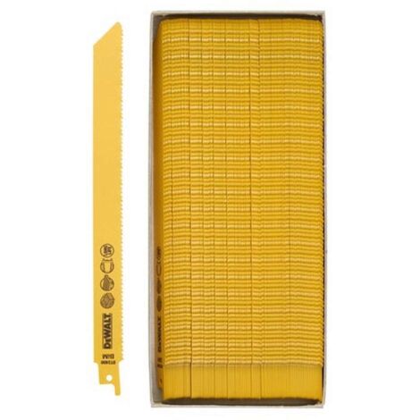 DeWALT Accessoires - Set de lames de scie, longueur 23 cm, 100 pcs DT2400