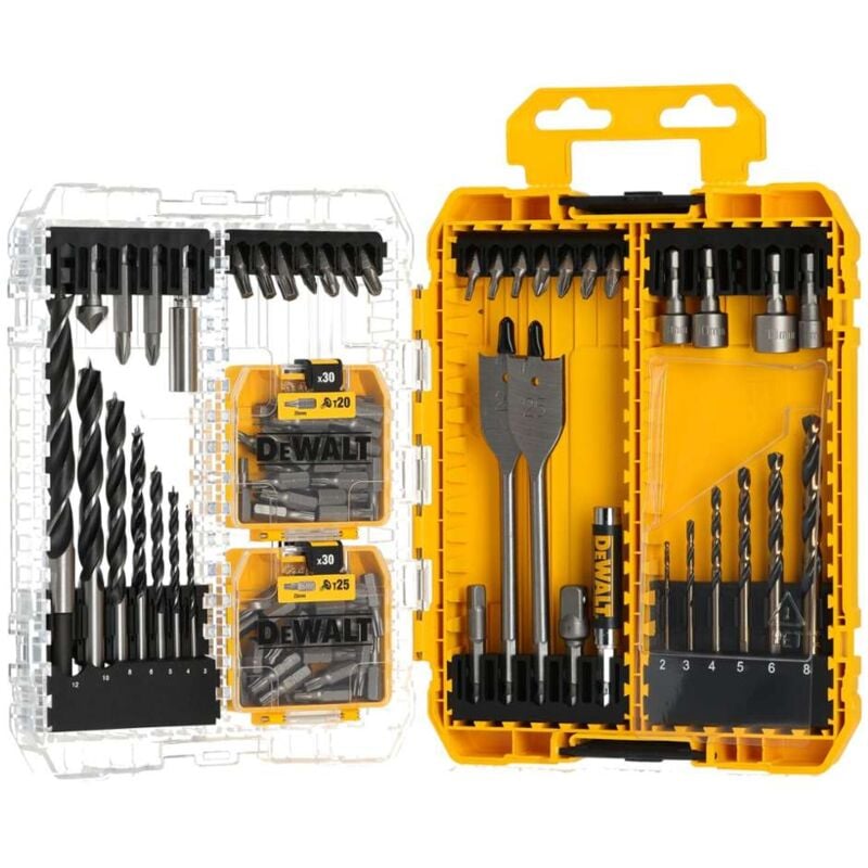 Accessoires - Set d'embouts et de forets Tough Case de 100 pièces DT70785 - Dewalt