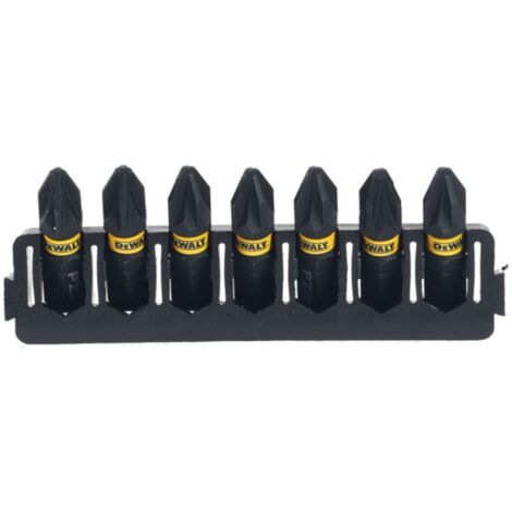 DeWALT Accessoires - Set d'embouts PZ2, 7 pièces DT70811