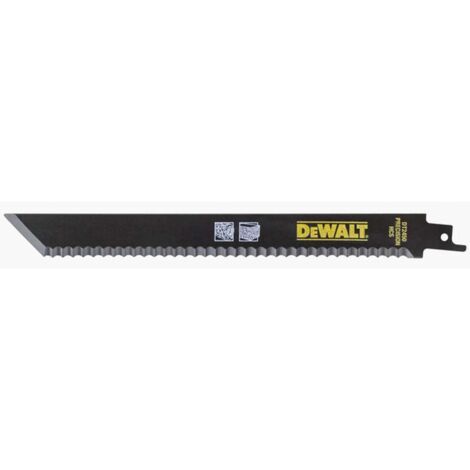 DeWALT Accessori - Lama per sega per materiale isolante 6 TPI, lunghezza 225 mm, 2 pz DT2450