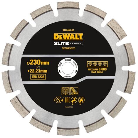 DeWALT Accessori - Mola diamantata per materiali duri 230x22,23 mm DT20466