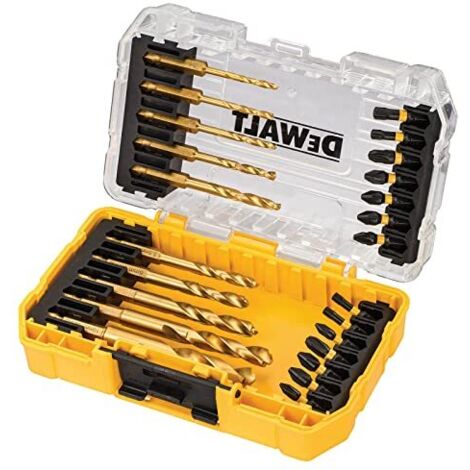 DeWALT Accessori - Set di punte e bit per trapano da 24 pezzi DT70748T