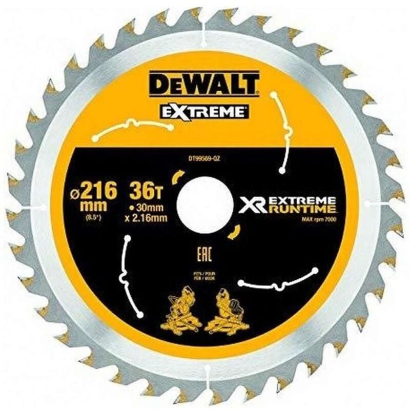 Image of Banyo - DeWALT Zubehör - Sägeblatt Holz, 216x30 mm, 36 Zähne DT99569