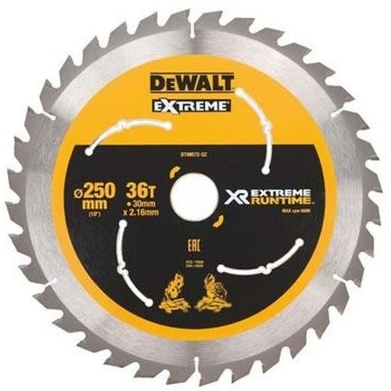 Image of DeWALT Zubehör - Sägeblatt Holz 250x30 mm, 36 Zähne DT99572