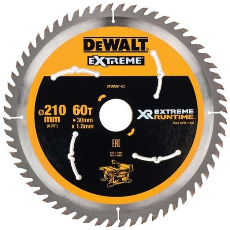 Image of Banyo - DeWALT Zubehör - Sägeblatt Holz, 210x30 mm, 60 Zähne DT99567